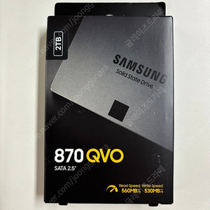 삼성전자 870 QVO SATA3 SSD 2TB 2.5인 치 노트북 데스크탑용 하드디스크