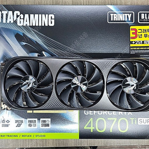 ZOTAC RTX4070Ti SUPER TRINITY BLACK