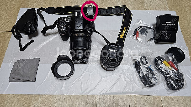 (상태좋음) 니콘 D5100(+렌즈2종+무선어댑터 WU...--0