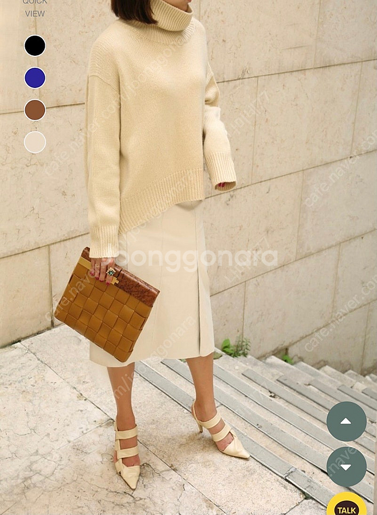 할인~~ 후왓웨어 부루하하 몽또또 크링클 레더스커트 /s--2