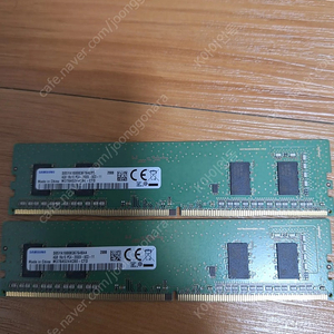 삼성 ddr4 2666 4gb 일괄두개포함 팝니다