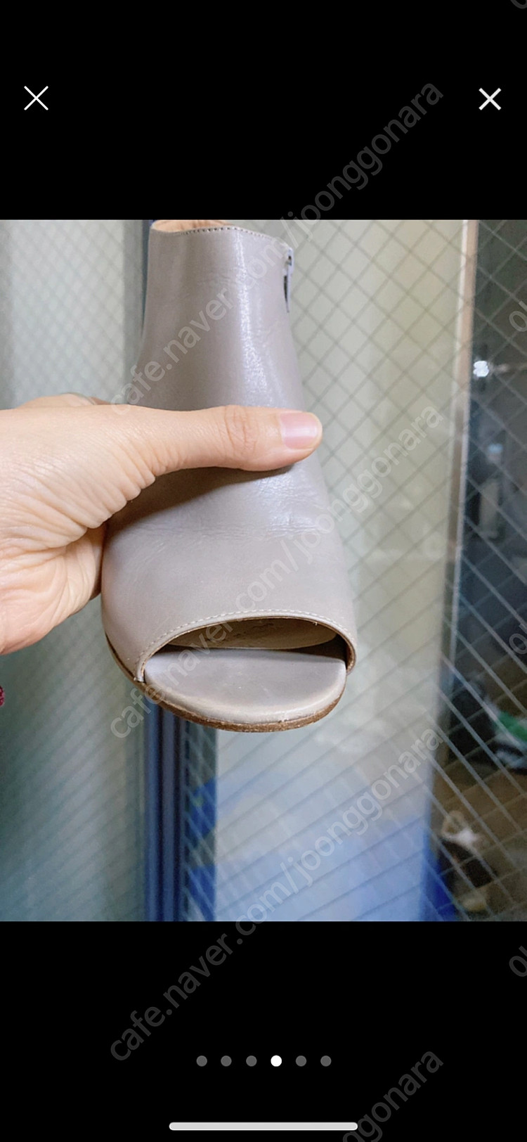 메종 마르지엘라 토오픈 앵글부츠 부티 신발 37 1/2 이미지