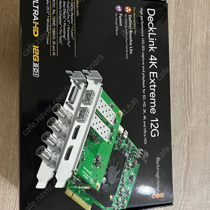 [팝니다] 블랙매직 DeckLink 4K Extreme 12G 캡쳐 보드 판매합니다.