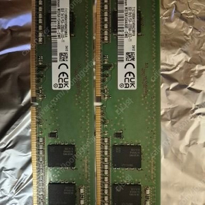 삼성ddr4 pc-3200 8GB*2