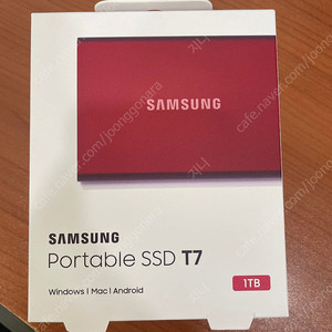 삼성 외장 하드 1T_ 삼성 Portable SSD T7 _ 미개봉 새제품