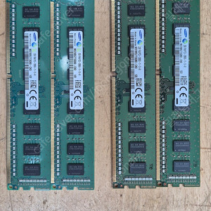 (서울5천) DDR3 2GB PC12800U 1600mhz 2기가 2G 삼성 메모리 RAM 4개