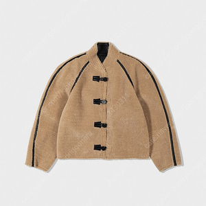 로우클래식 리버시블 무스탕 숏 코트 SHORT SHEARLING REVERSIBLE COAT_BEIGE 스몰사이즈 새제품 판매