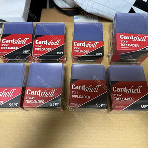 Cardshell 카드쉘 탑로더 35PT, 55PT, 100PT 팝니다