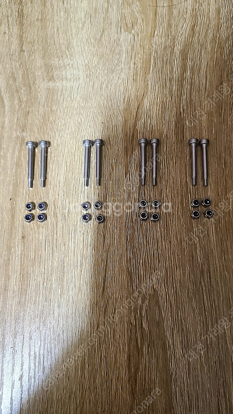 자전거 브레이크 패드 고정 볼트+너트--1