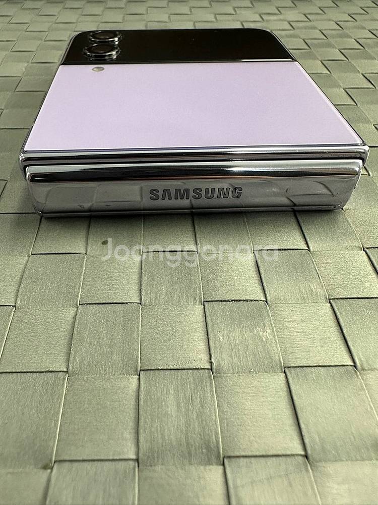 (LG U+)갤럭시Z플립4 256기가 퍼플 깨끗한 무잔...--8