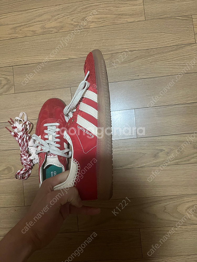 300 아디다스 웨일스보너 삼바 레드--2