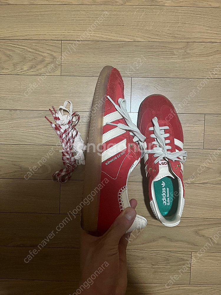 300 아디다스 웨일스보너 삼바 레드--3