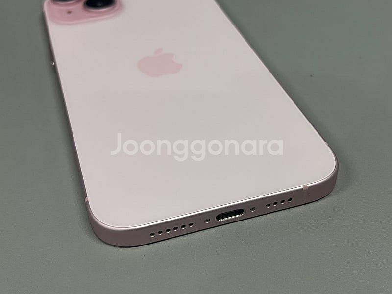 아이폰15플러스 핑크 256G 미파손 무잔상 무기스 외...--7
