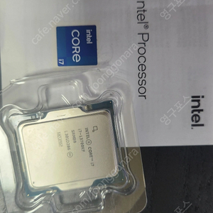 (급처분)인텔 i7 13700kf cpu 정품 판매합니다