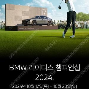 BMW 레이디스 챔피언십 2024 전일권 티켓(2매)