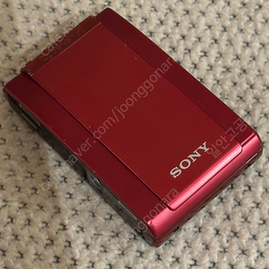 소니 사이버샷 디카, 가죽파우치포함 풀구성세트 (SONY DSC-T300 + 희귀색상 레드)