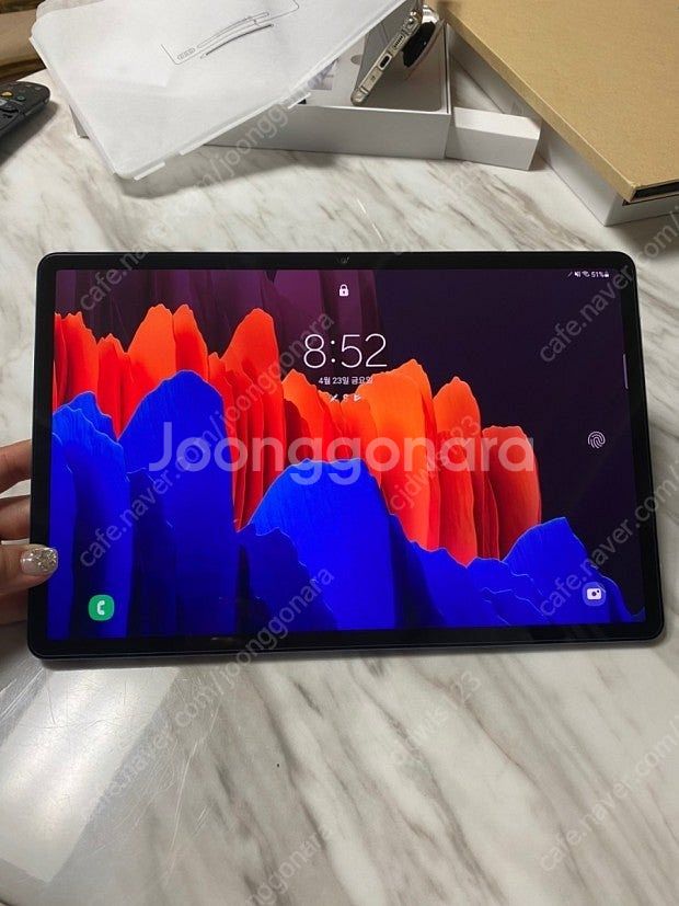 갤럭시 탭S7 LTE 512G 미스틱 네이비 색상 팝니...--4