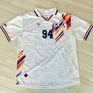 오버더피치 레드데빌 화이트 2XL (OVER THE PITCH P X RED DEVIL 94 JERSEY WHITE)