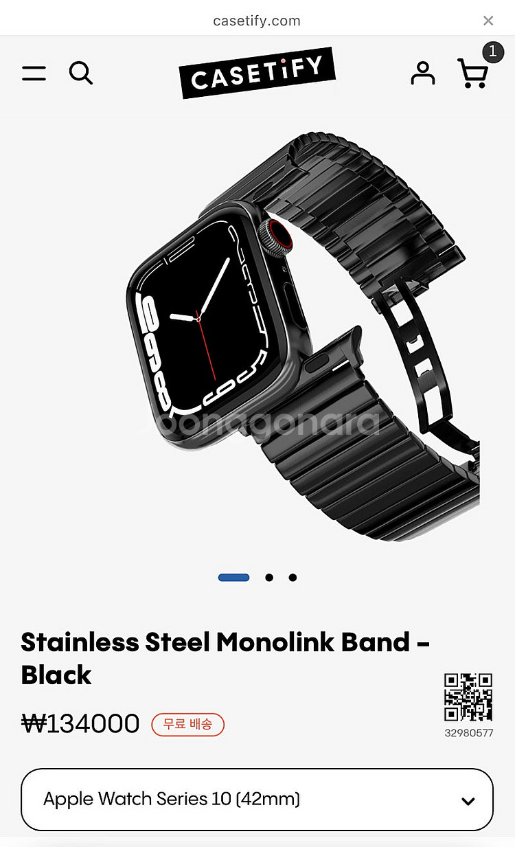 케이스티파이 애플워치38,40,41,42모노링크--0