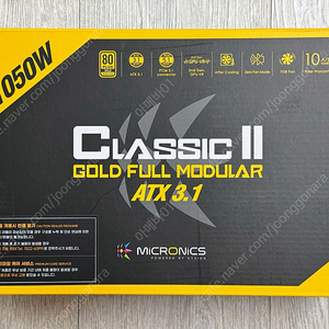 (미개봉) 마이크로닉스 Classic II 1050W 80PLUS GOLD 풀모듈러 ATX3.1