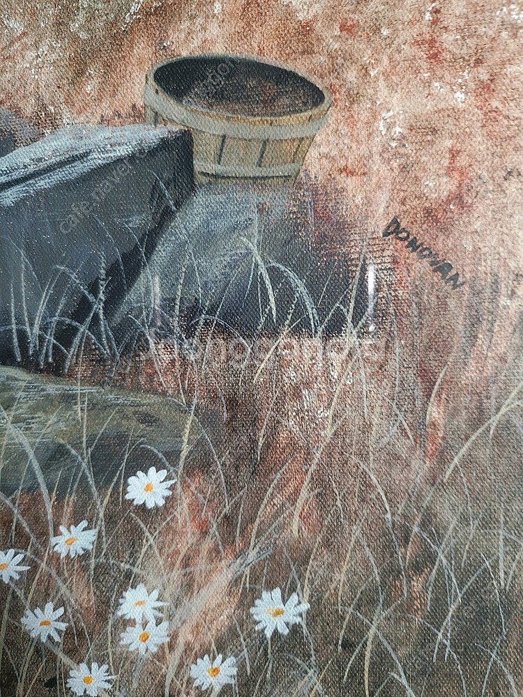 미국작가 유화 서양화 그림액자 풍경화--1