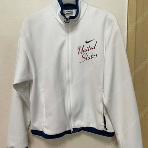 나이키 1996 올림픽 미국 대표팀 트랙 재킷 화이트 색상 nike olympic team USA track & field jacket