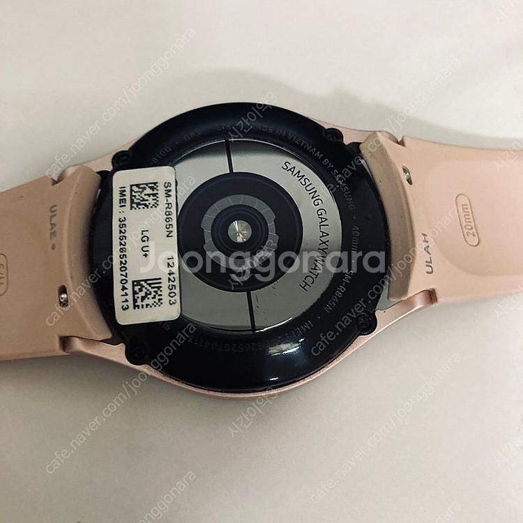 갤럭시 워치4 로즈핑크 40MM S급 케이블포함 6만원...--4