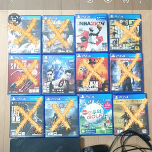 PS4 게임 (용과같이 농구 골프 피파20)