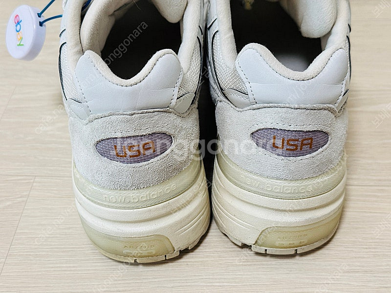 NewBalance 992 White Silver 25...--3