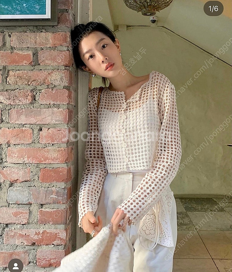 아모멘토 플라워 가디건--4
