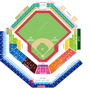 2024 플레이오프 1차전 삼성 vs LG 3루 SKY지정석 스카이석 스카이 U-15구역 2n열 통로 근접 2연석 양도