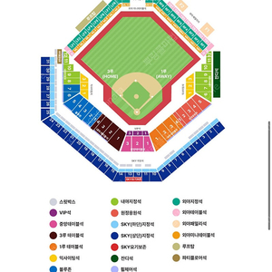 플레이오프 10/19 5차전 3루 U18구역 1열 2연석 삼성 vs LG