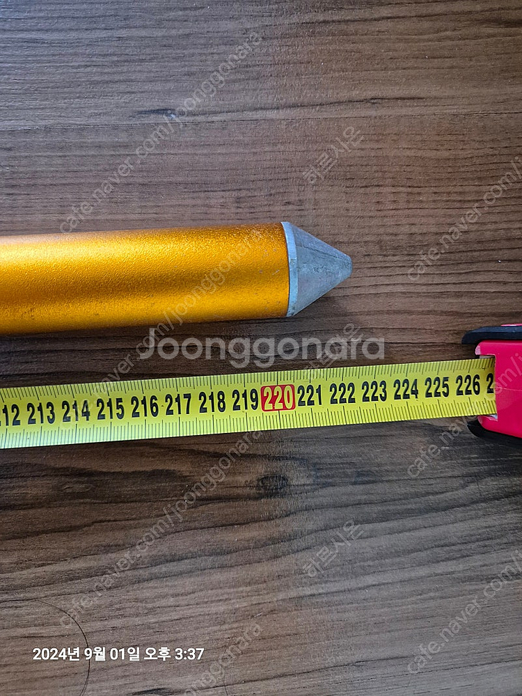 노스피크 폴대와 가방--2