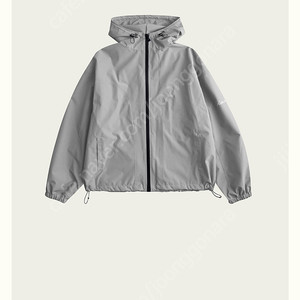 Ribbonbit 리본빛 Wes Windbreaker - Silver