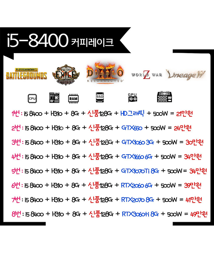 중고컴퓨터 납품취소 특가 판매 / 청주 천안 세종--7
