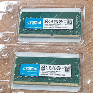 마이크론 DDR4 3200 32gb (16gb*2) 노트북 메모리