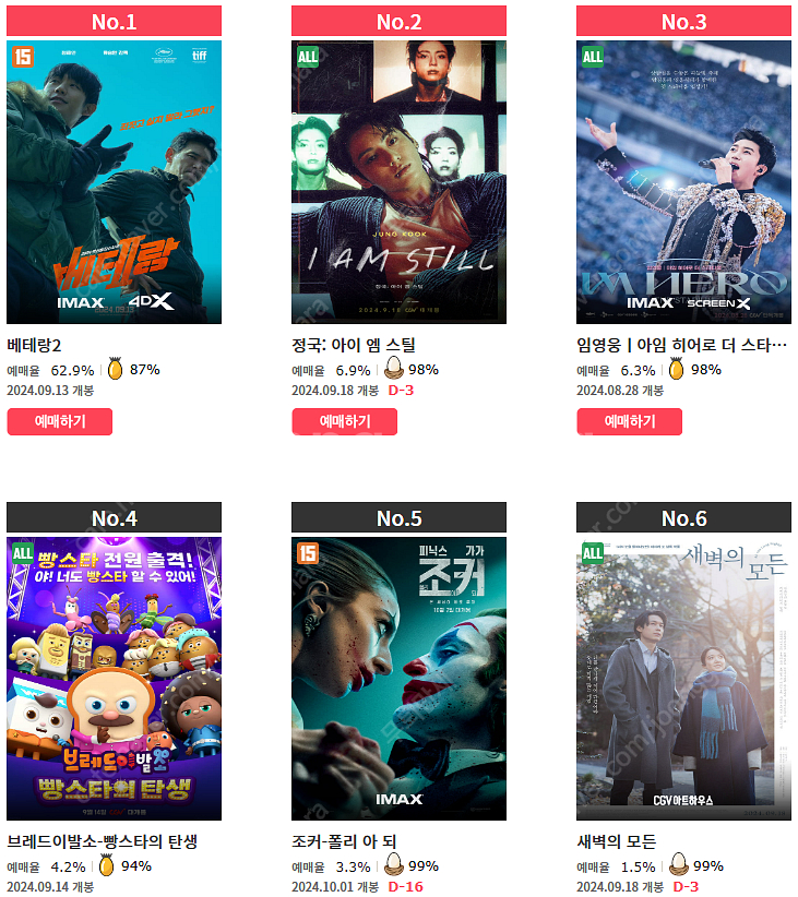 CGV (모닝/조조) 예매 평일 1인 7,500원 / ...--0