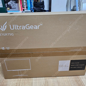 LG UltraGear(울트라기어) 미개봉 저렴하게 판매합니다.(27인지 모델명 27GR75Q)