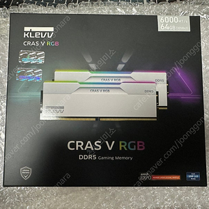 서린공식 ESSENCORE KLEVV DDR5-6000 CL30 CRAS V RGB WHITE 64GB(32Gx2) 판매합니다.