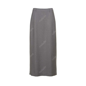 le17septembre 트윌 스트레이트 스커트 그레이, 블랙 TWILL STRAIGHT SKIRT [GRAY] 르917 le917