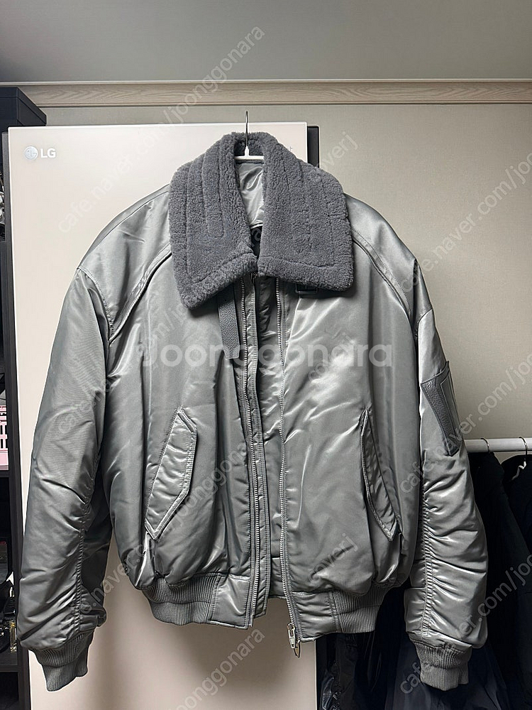 22fw 준지 무스탕마원 그레이--0