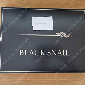 GMK 블랙스네일 / GMK blacksnail / 상팽이 키캡 1회착 새상품급