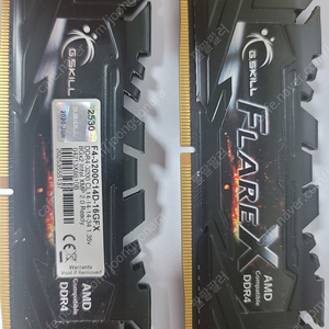 G skill Flare X ddr4 3200 8gb*2(16gb) cl14 B다이