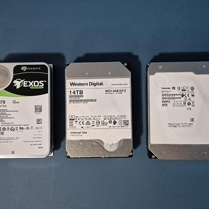 [판매] 시게이트,WD,도시바 14TB 14테라 SATA HDD 판매합니다.