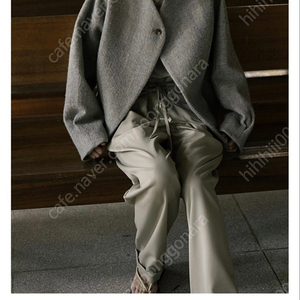 le17septembre Over-sized Wool Jacket (Gray)