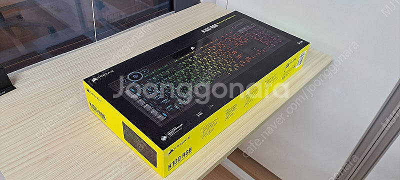커세어 K100 RGB MX SPEED 은축 (한글 기...--0