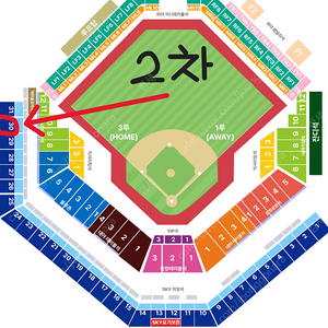 플레이오프 2차전 삼성 vs LG 3루 2연석