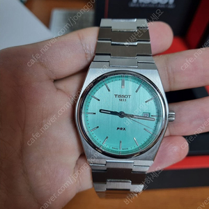 티쏘 prx 라이트그린 민트 티파니 40mm