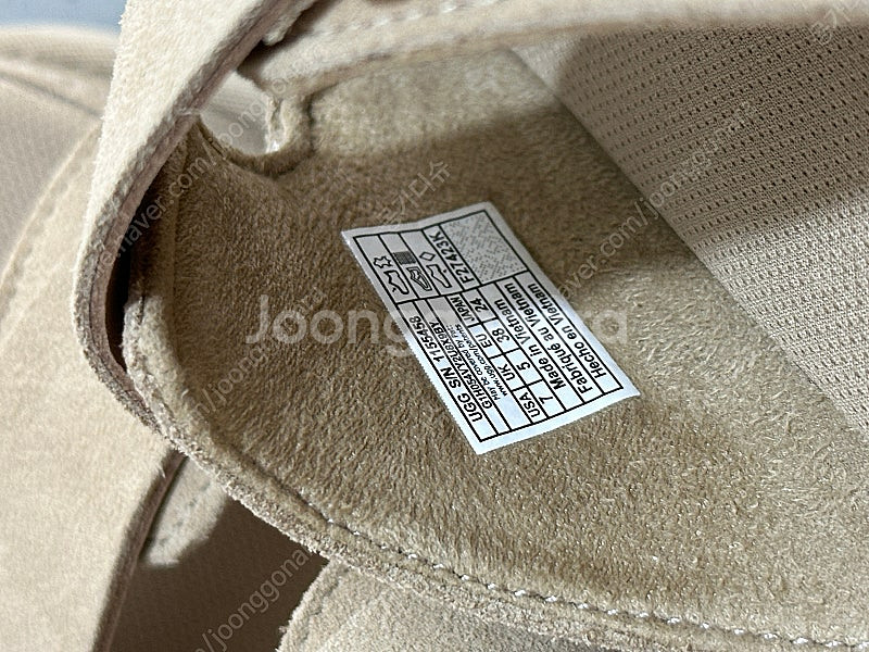 어그 골든스타 하이 샌들 플랫폼 슬라이드--3