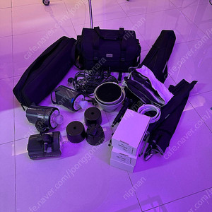 Elinchrom 엘린크롬 D-Lite RX 4 X 3대 to go 팩으로 판매 합니다.